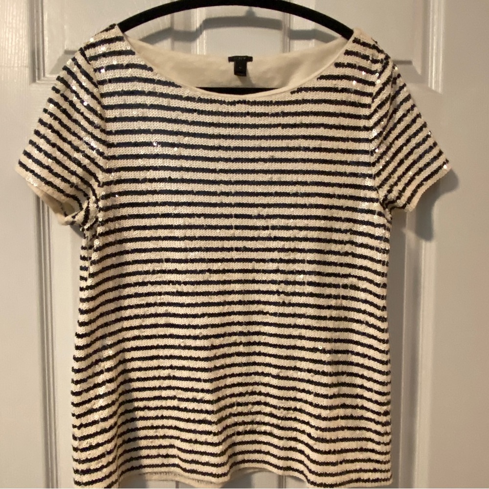 J. Crew Sequin Top